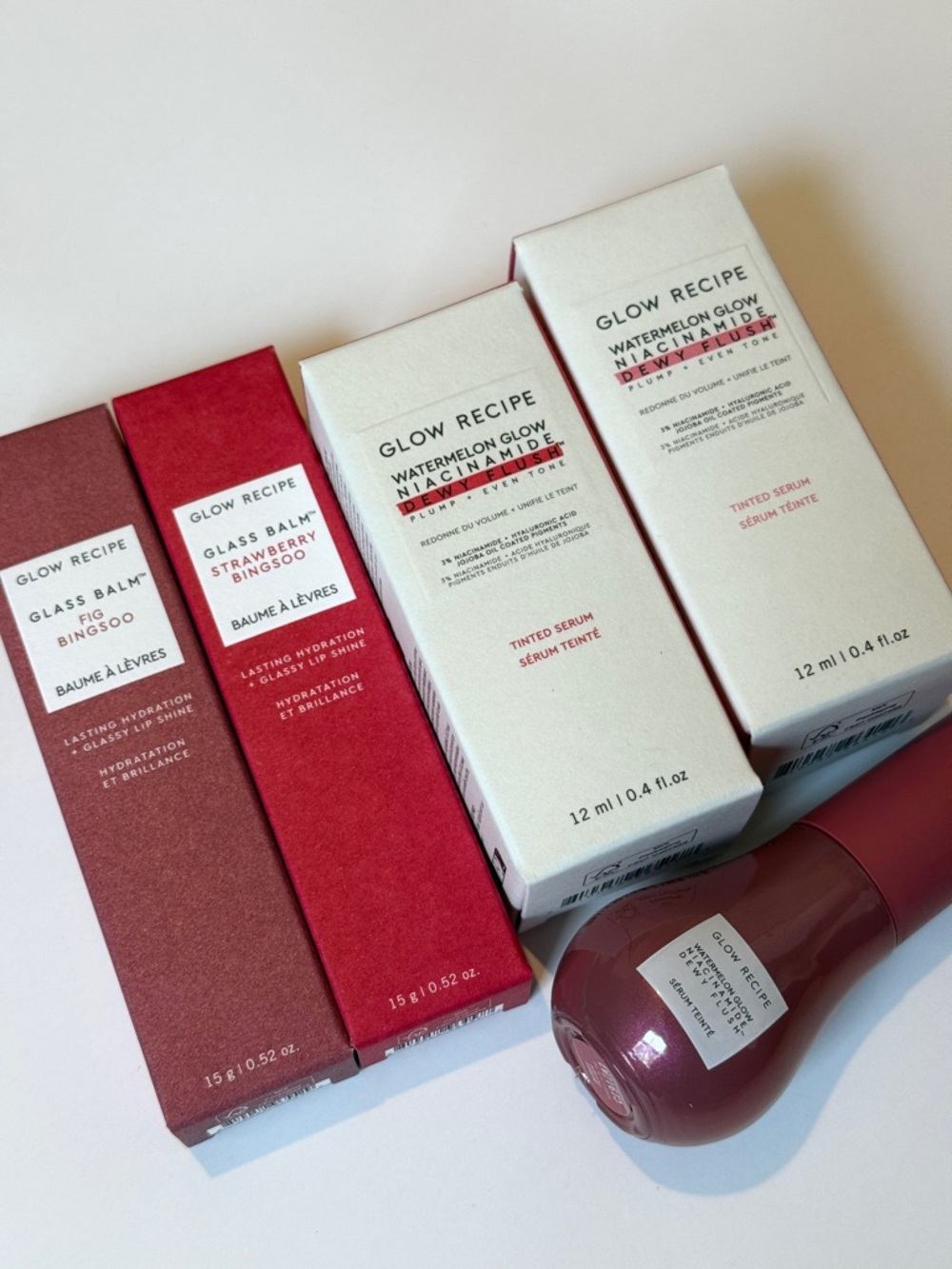 Glow Recipe Lip Duo and blush set